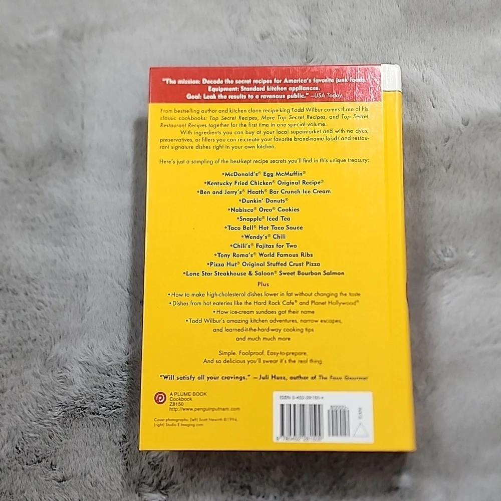 A Treasury of Top Secret‎ Recipes Hardback